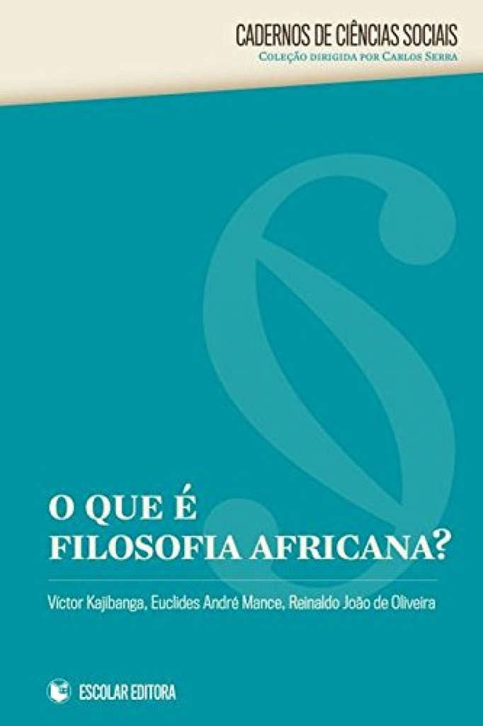 Que E Filosofia Africana, O?