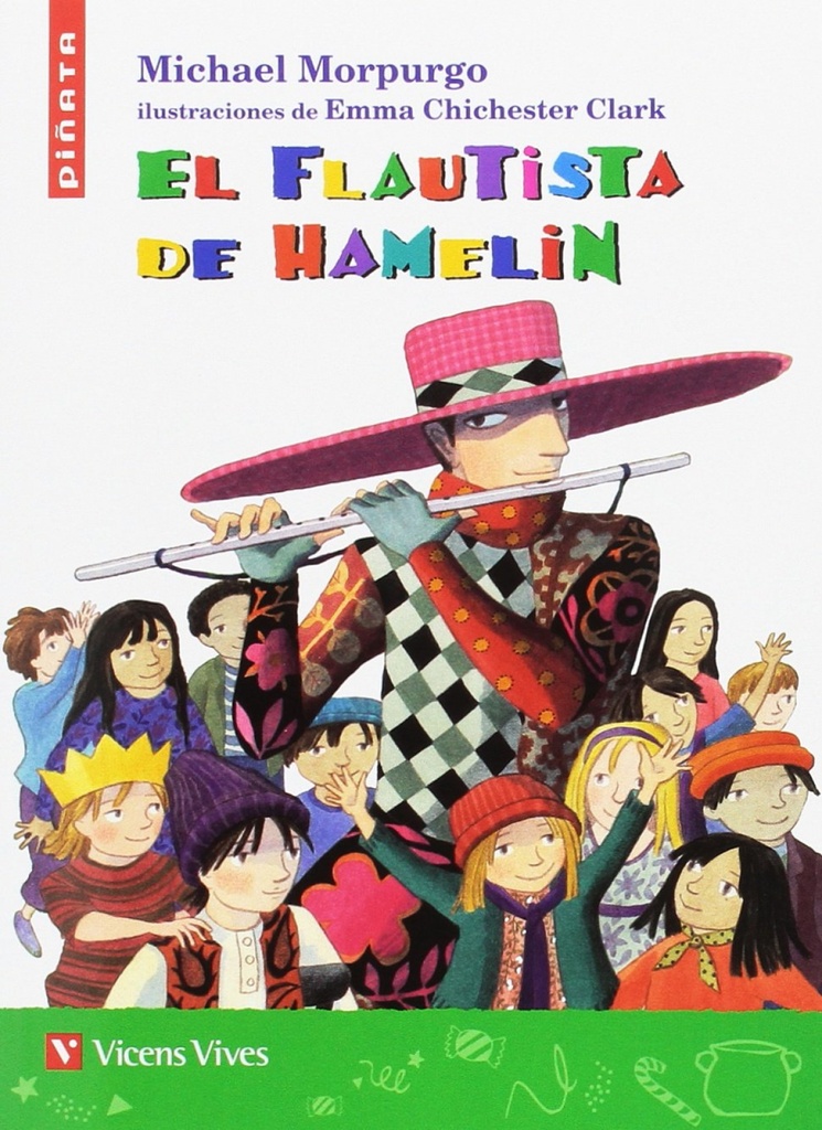 El flautista de Hamelin  Piñata