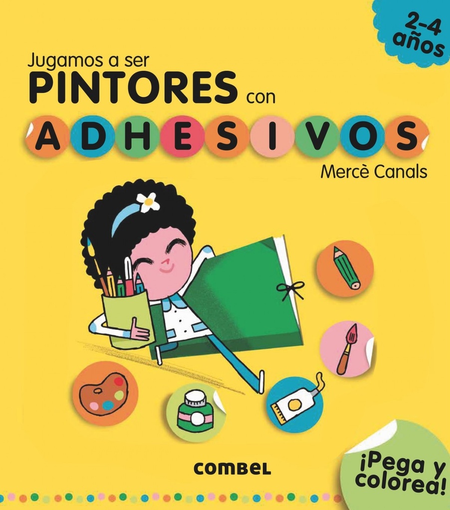 Jugamos a ser pintores con adhesivos