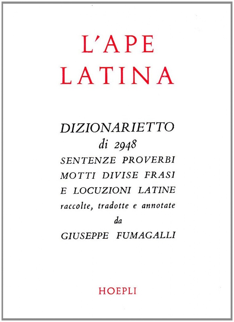 L´ape latina