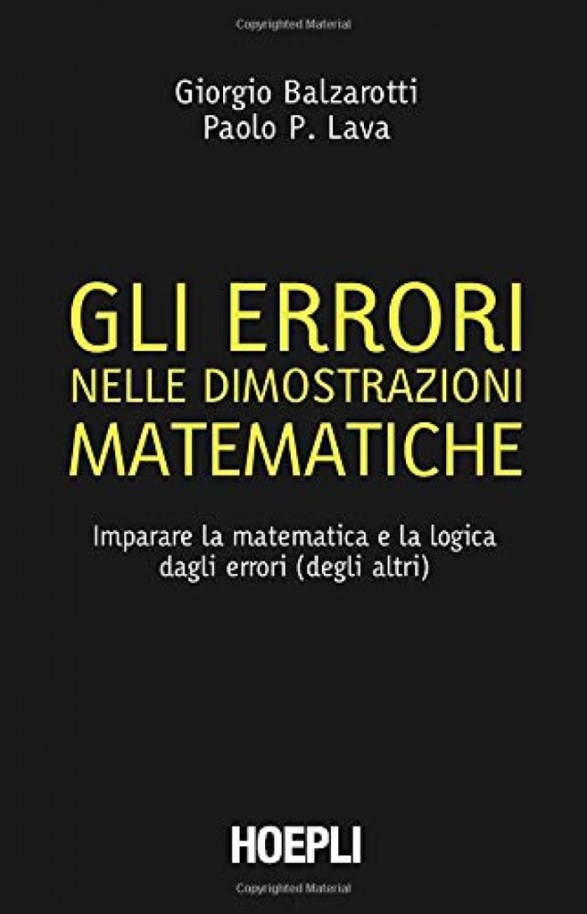 Gli errori nelle dimostrazioni matematiche