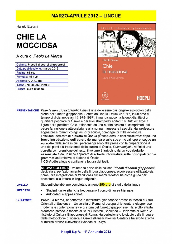 Chie la mocciosa