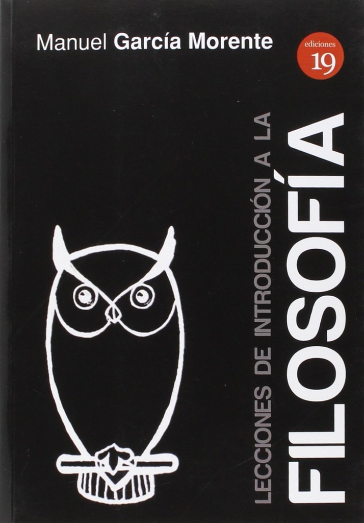 LECCIONES DE INTRODUCCION A LA FILOSOFIA