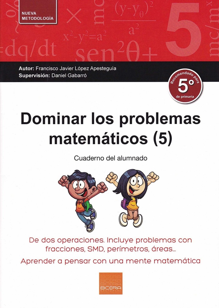 DOMINAR LOS PROBLEMAS MATEMÁTICOS 5º PRIMARIA