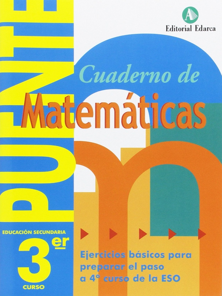 PUENTE CUADERNO MATEMATICAS 3º ESO