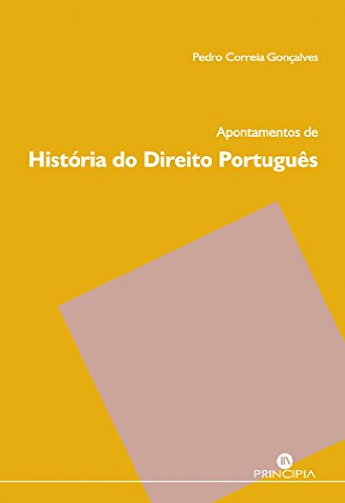 APONTAMENTOS DE HISTÓRIA DO DIREITO PORTUGUÊS