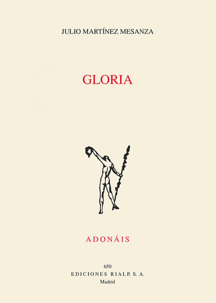 Gloria (Premio Nacional de poesía 2017, España)