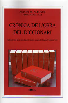 CRONICA DE L´OBRA DEL DICCIONARI