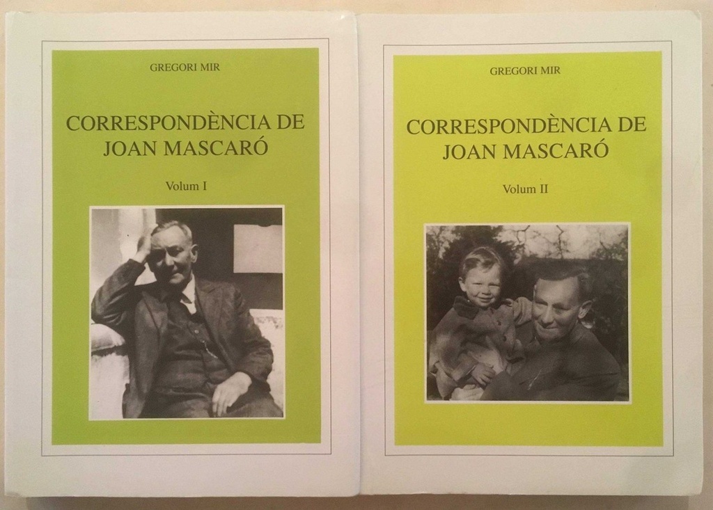 CORRESPONDENCIA DE JOAN MASCARO 2 VOLV