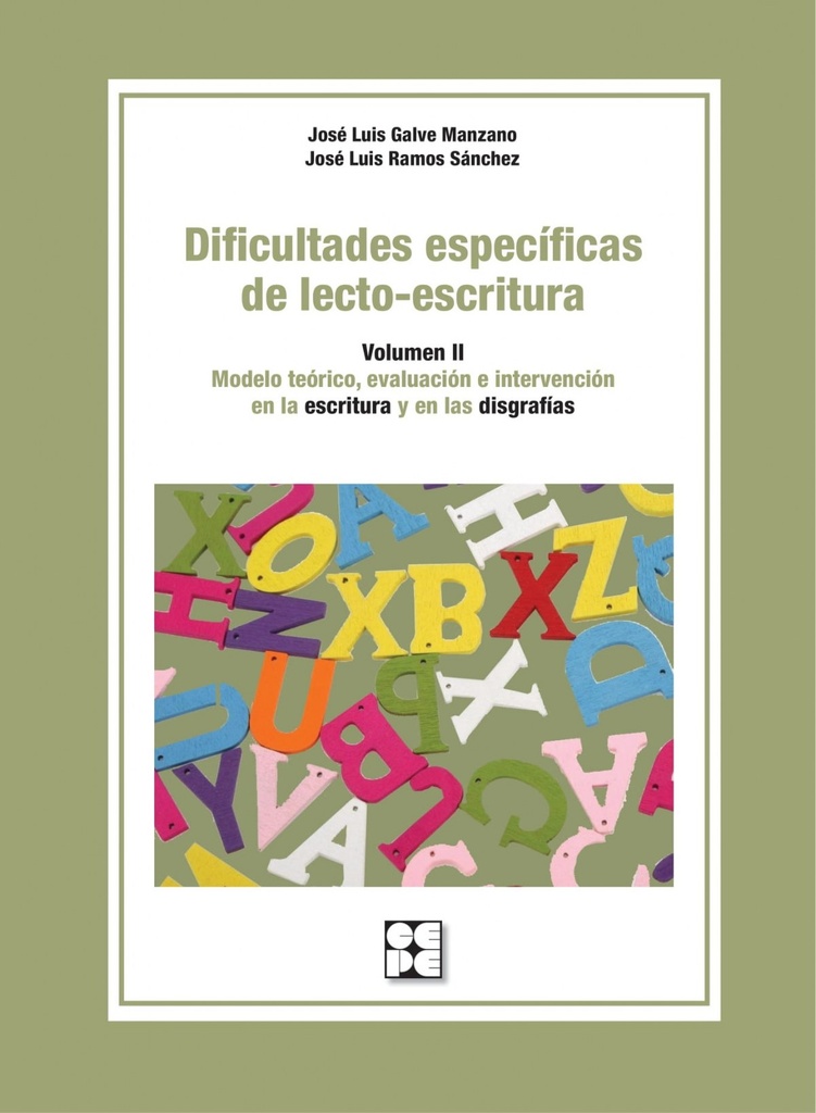 DIFICULTADES ESPECIFICAS DE LECTO-ESCRITURA. VOLUMEN II