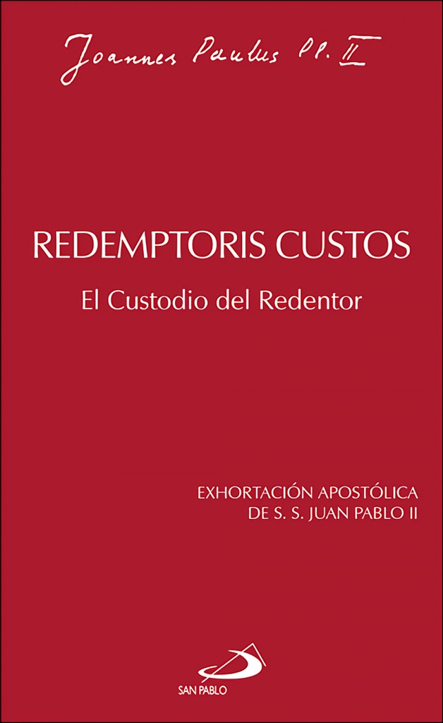 REDEMPTORIS CUSTOS