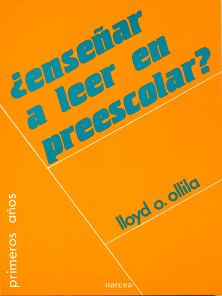 ENSEÑAR A LEER PREESCOLAR?