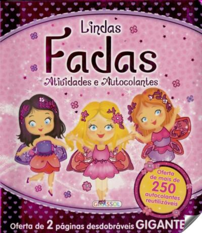 Lindas fadas atividades e autocolantes