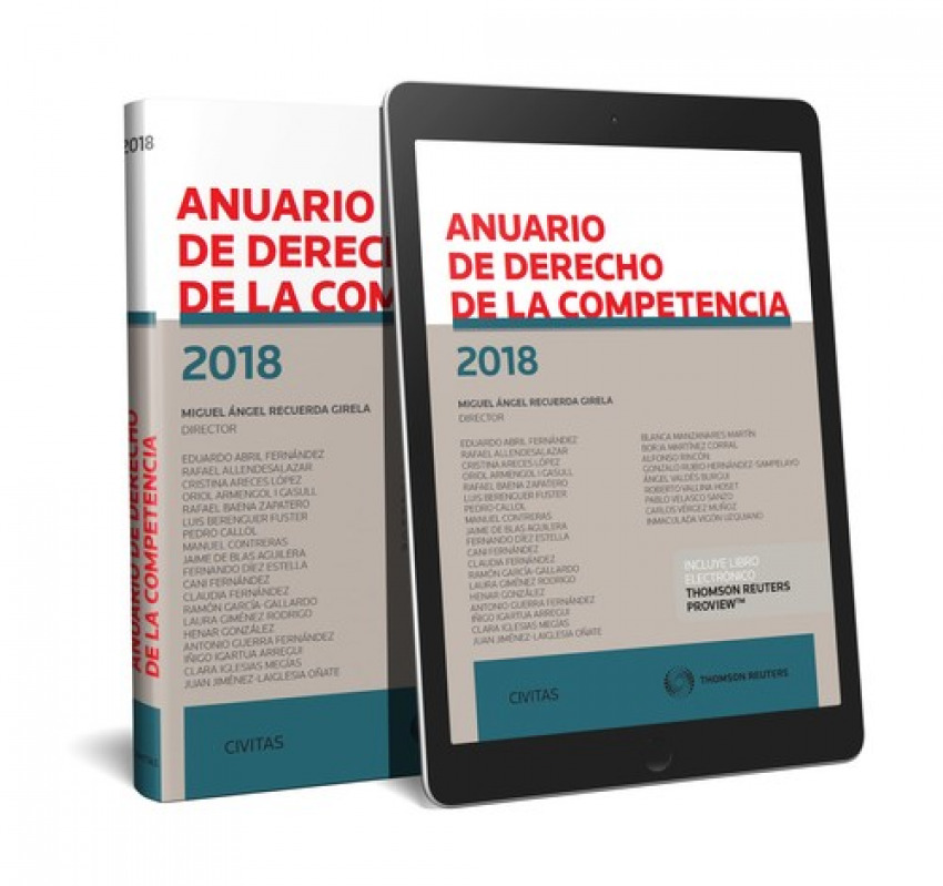 ANUARIO DE DERECHO DE LA COMPETENCIA 2018 (DÚO)