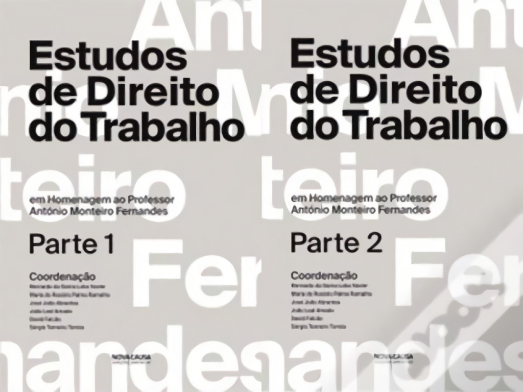 2 volumenes estudios de direito do trabalho