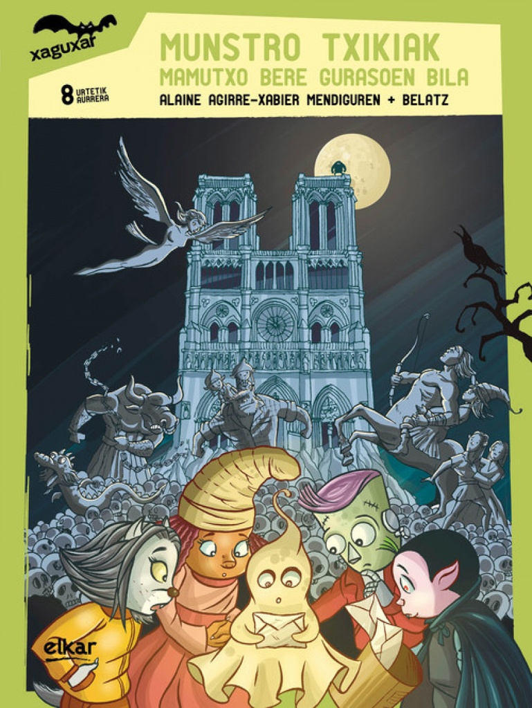 Munstro txikiak. Mamutxo bere gurasoen bila.(euskera) Elkarlanean, 2017.