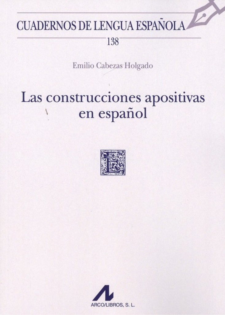 CONSTRUCCIONES APOSITIVAS EN ESPAÑOL