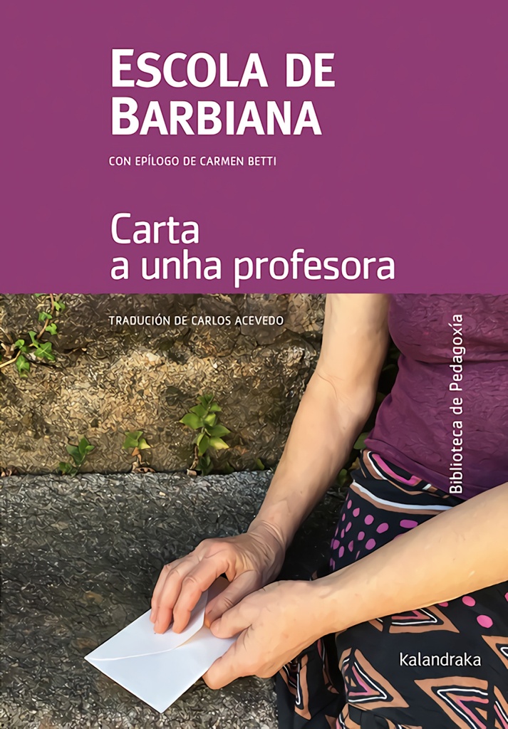 CARTA A UNHA PROFESORA