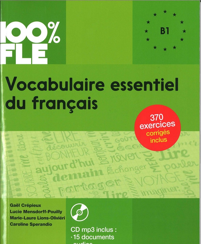 VOCABULAIRE ESSENTIEL B1 LIVRE+CD