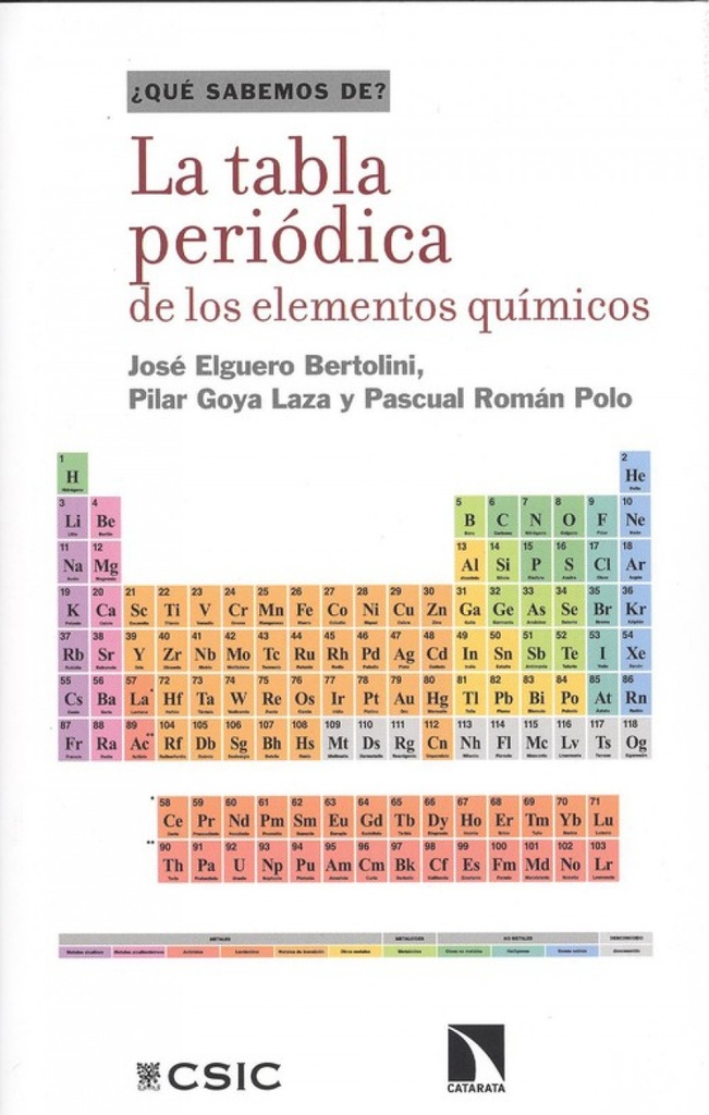 LA TABLA PERIÓDICA DE LOS ELEMENTOS QUÍMICOS