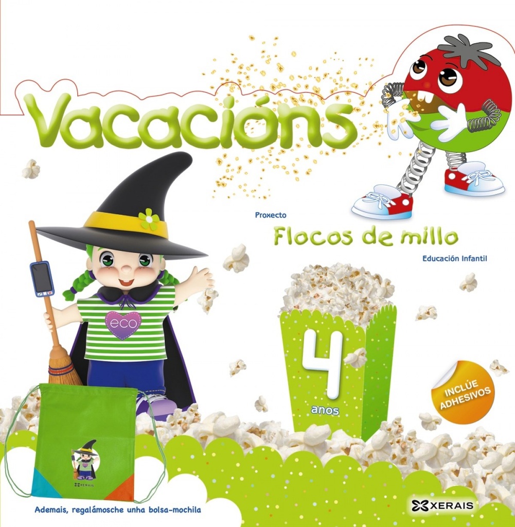 VACACIÓNS 4 ANOS FLOCOS DE MILLO