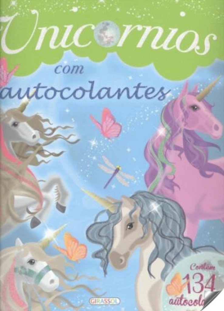 UNICORNIOS COM AUTOCOLANTES