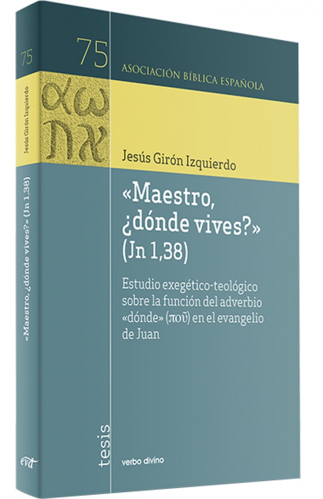 ´MAESTRO, ¿DÓNDE VIVES?