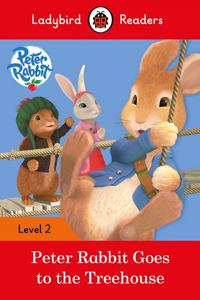 GOES TO THE TREEHOUSE. PETER RABBIT