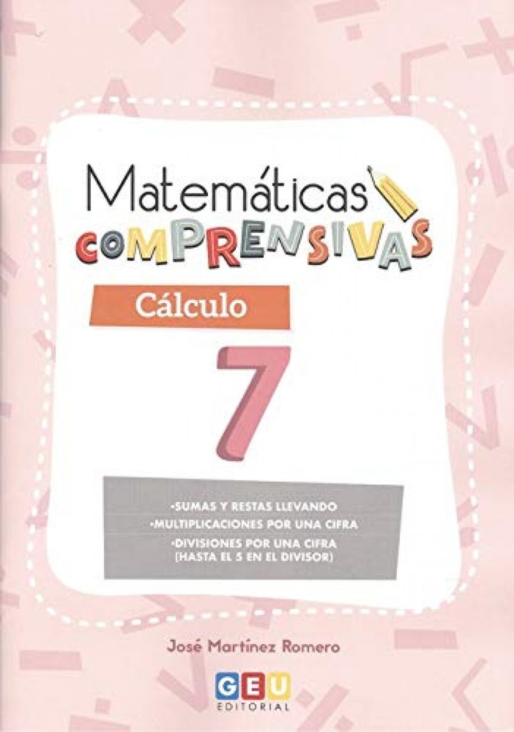 MATEMATICAS COMPRENSIVAS. CALCULO 7