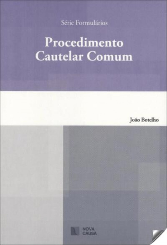 PROCEDIMENTO CAUTELAR COMUM