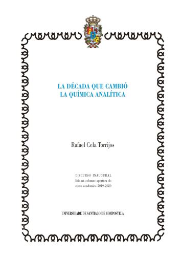 LA DÉCADA QUE CAMBIÓ LA QUÍMICA ANALÍTICA