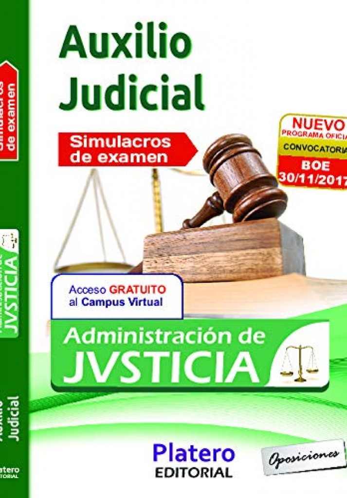 Auxilio Judicial Simulacros de Examen