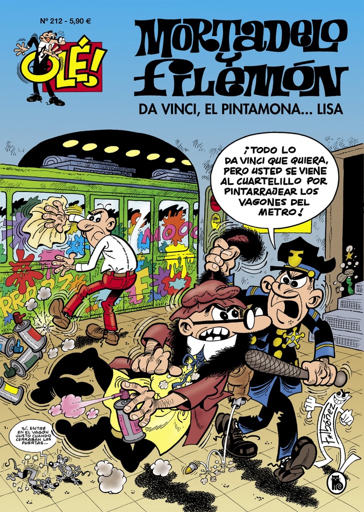 Da Vinci, El Pintamona... Lisa (Olé! Mortadelo 212)