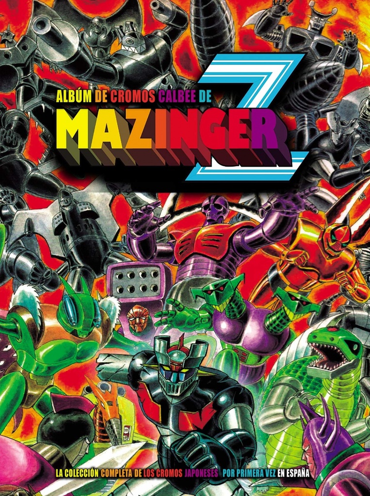 ALBUM DE CROMOS CALBEE DE MAZINGER Z