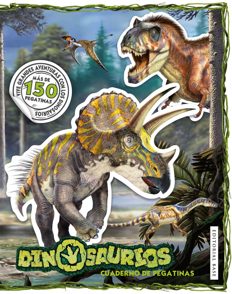 Dinosaurios. Cuaderno de pegatinas