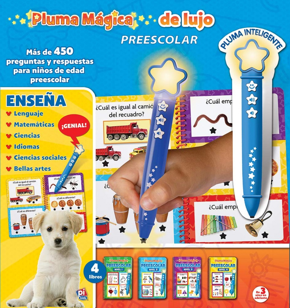 LÁPIZ MÁGICO CON STICKERS PREESCOLAR QUIZ IT PEN