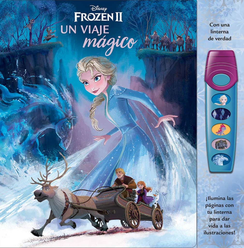 LIBRO DE SOMBRAS QUE BRILLA FROZEN 2