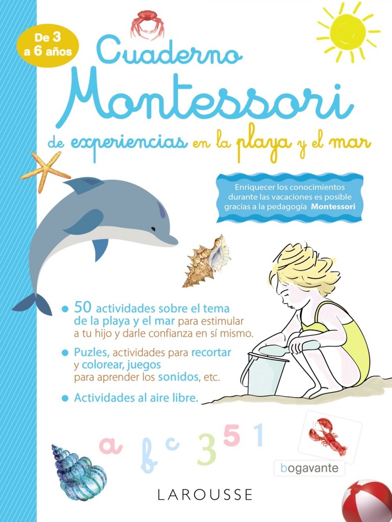 Cuaderno Montessori de experiencias en la playa y el mar