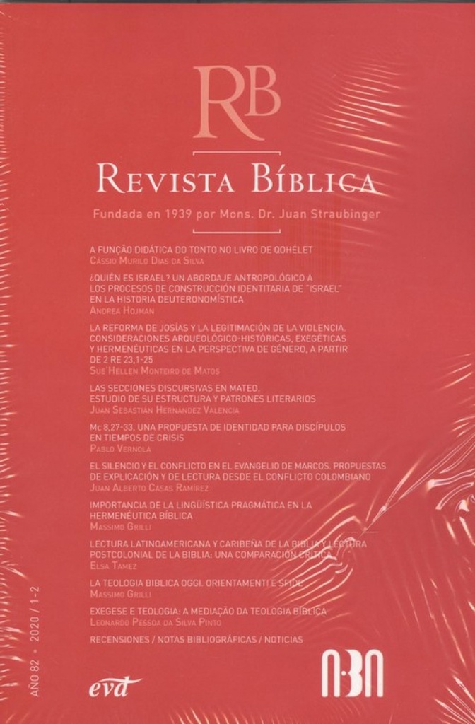 Revista biblica:año 83