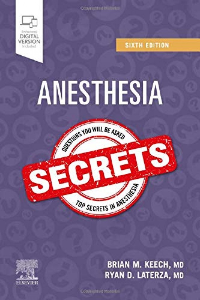 Anesthesia secrets