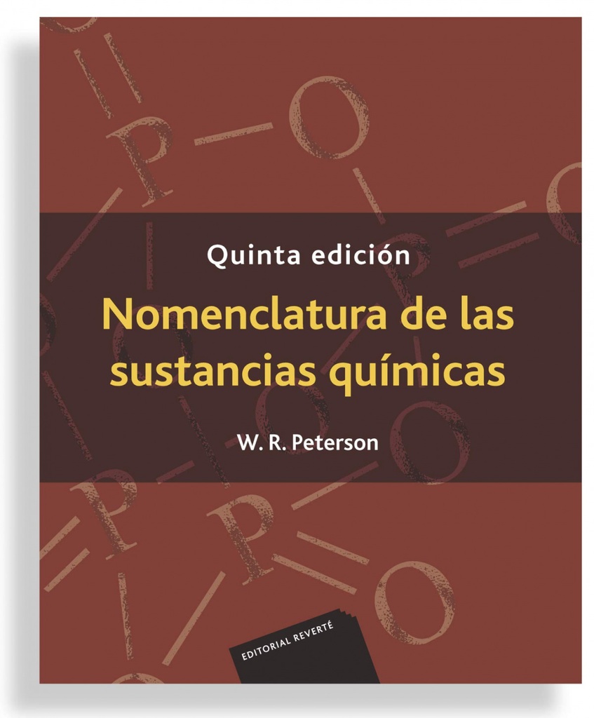 NOMENCLATURA DE LAS SUSTANCIAS QUIMICAS 5´ED