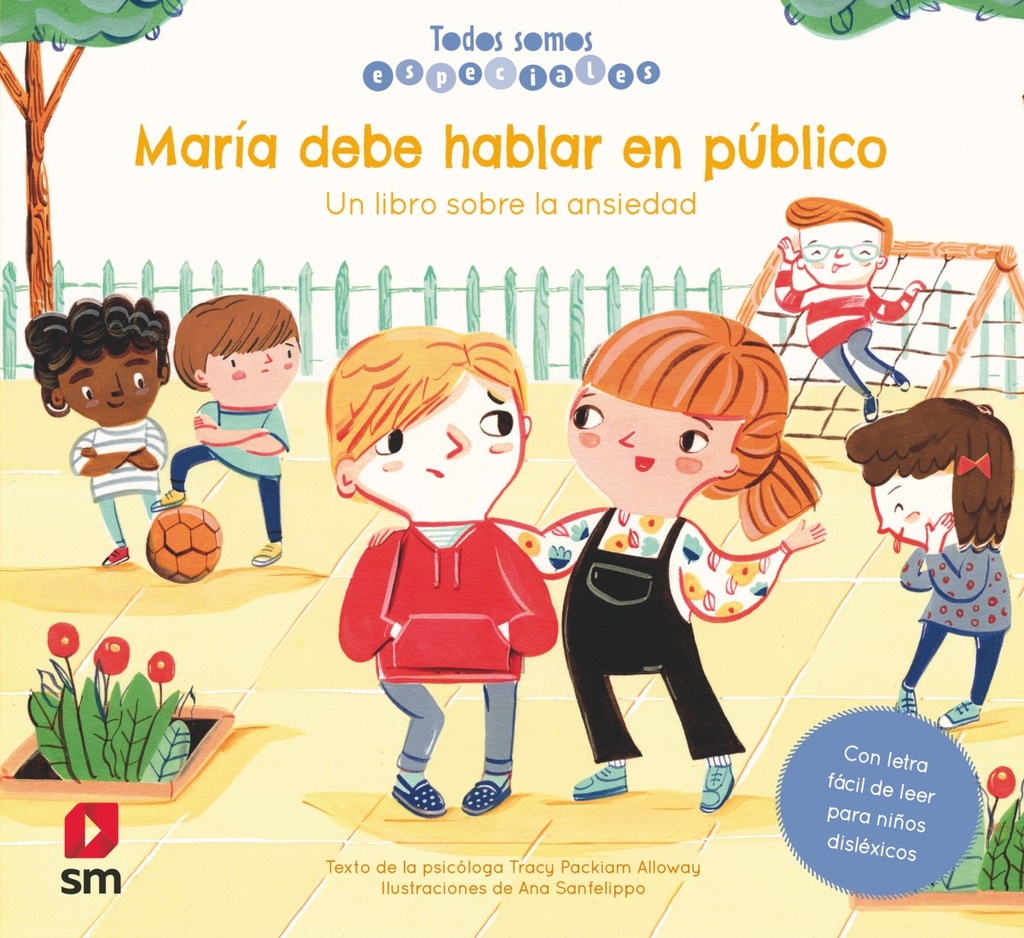 María debe hablar en público. Un libro sobre la ansiedad