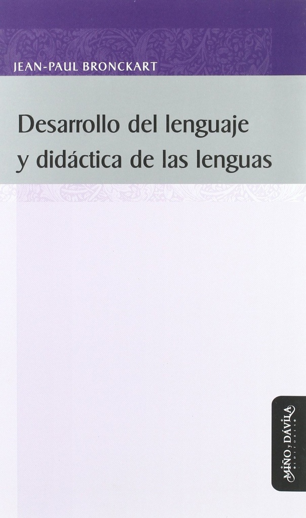 Desarrollo del lenguaje y didáctica de las lenguas