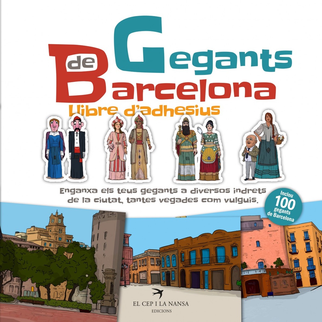 Gegants de Barcelona. Llibre d´adhesius