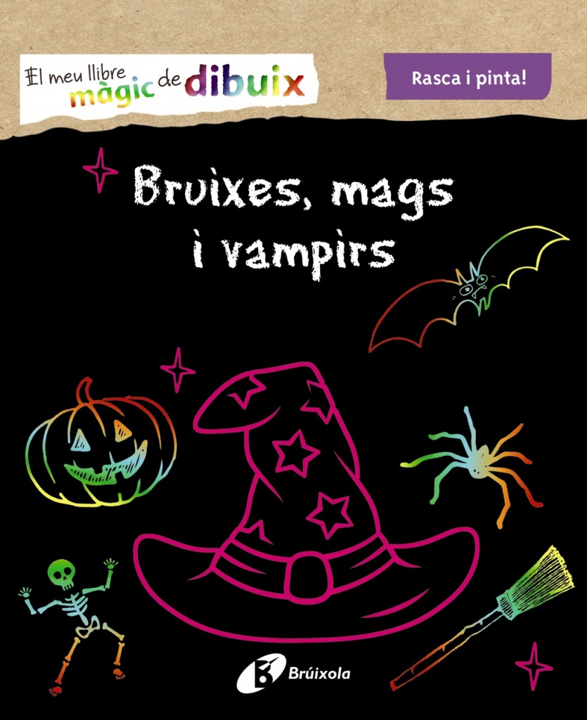 El meu llibre màgic de dibuix. Bruixes, mags i vampirs