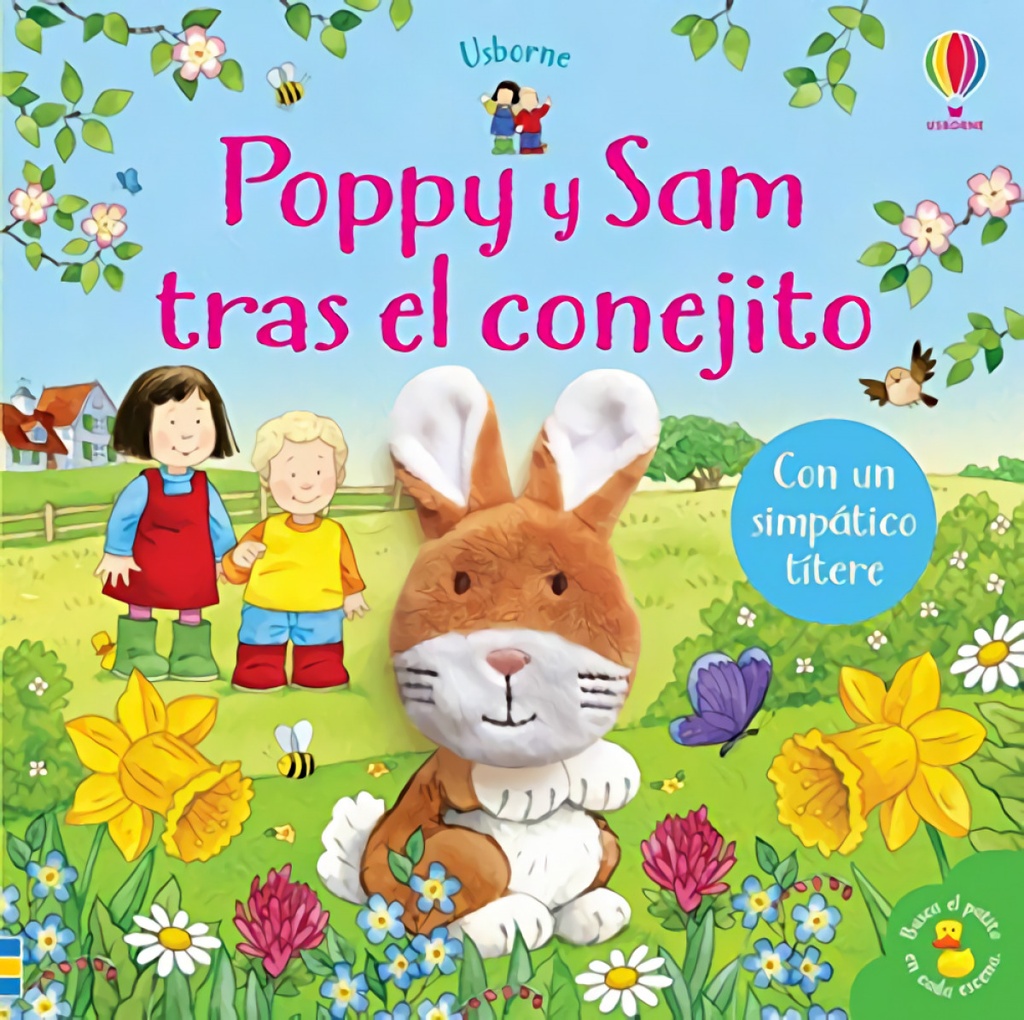 Poppy y sam tras el conejito