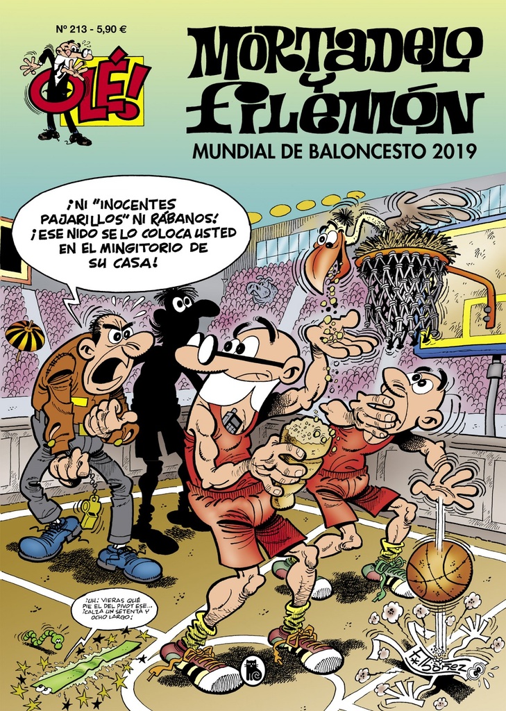 Mundial de baloncesto 2019 (Olé! Mortadelo 213)