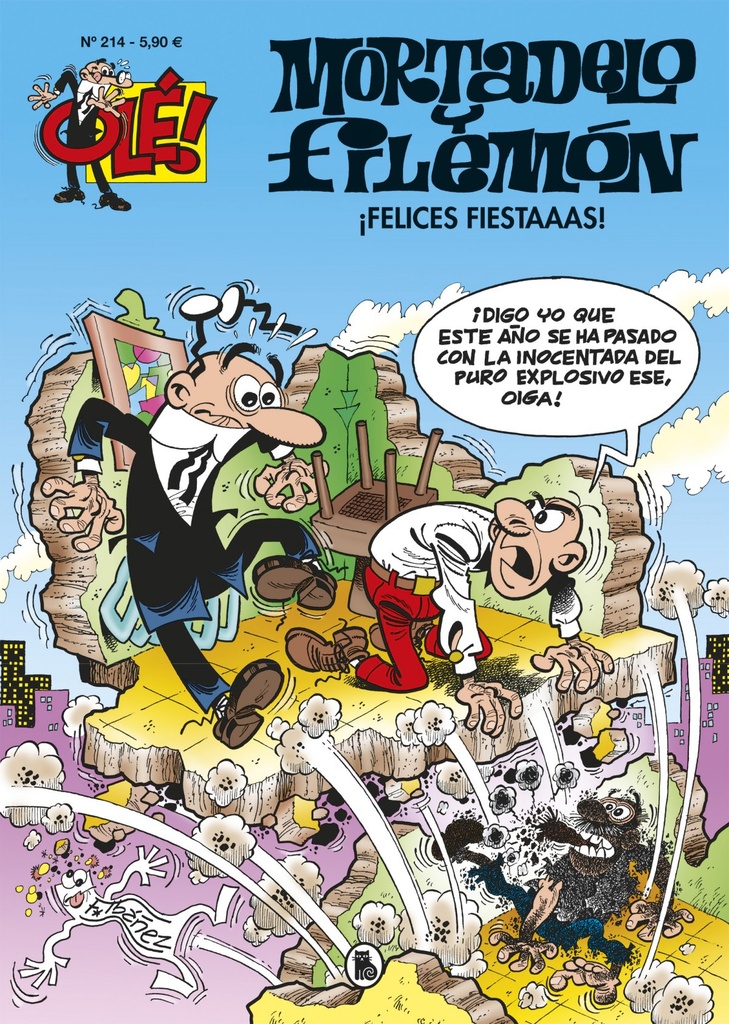 ¡Felices fiestaaas! (Olé! Mortadelo 214)