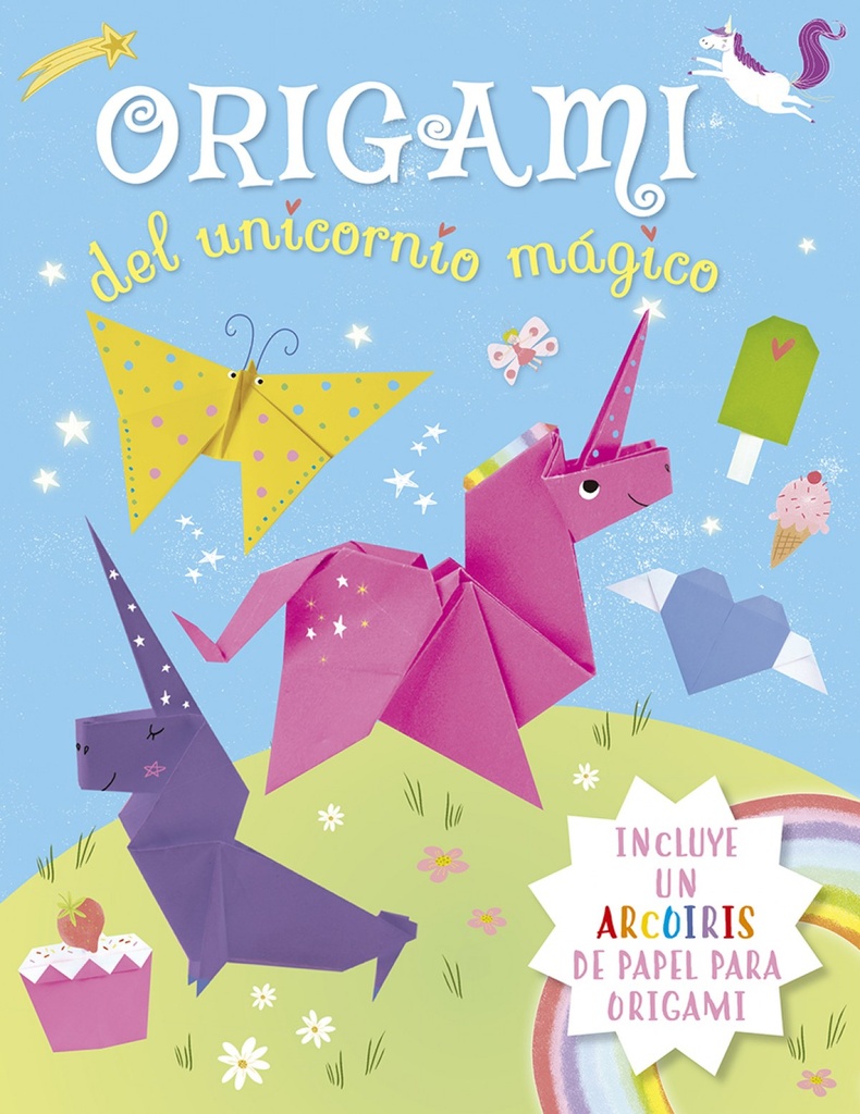 Origami el unicornio mágico