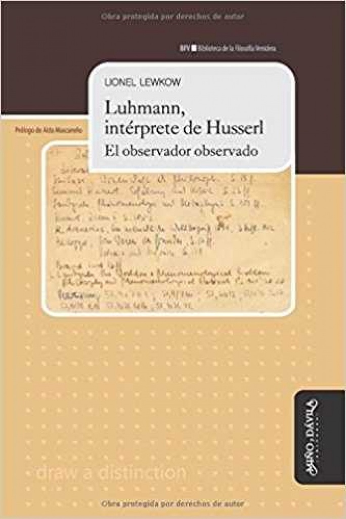 Luhmann, intérprete de Husserl